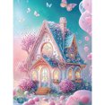 thumbnail image 1 of Pintura de diamante 5D DIY Taladro en forma especial parcial Decoración de la casa del jardín (XD017) FLhrweasw Nuevo, 1 of 9