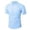 #Sky Blue, variant on DPTALR Men's Solid Color Linen Shirt,Long Sleeve,Turn-Down Collar,Button-Front Closure,White, XL