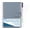 Hazy Blue, variant on PU Leather Discbound Notebook 8.5" x 11" Disc Bound Planner Supplies with Discs 5 Tab Note Dividers & 60 Pages Wide Ruled Disc Planner for Work Travel Note Taking (Letter Size,Brown)