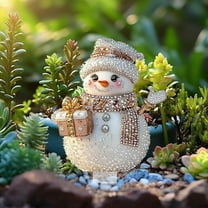 ToyKingdee Snowman Garden Stake Acrylic Winter Snowman Decor for Yard Ornaments Easy Install