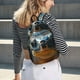 thumbnail image 5 of Disketp Realistic Cute Sea Turtle Mochila de Lona Estampada, Mochila Escolar de Viaje Ligera para Estudiantes y Portátil-Small, 5 of 5