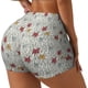 thumbnail image 1 of Fotbe Funny Cat White Shorts Sin Costuras – Shorts Deportivos de Cintura Alta para Mujer, Elásticos para Gimnasio, Yoga, Running o Ciclismo-Medium, 1 of 8