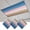 Blue, variant on Turquoise Brown Magnetic Fluorescent Light Covers for Ceiling Lights 2x4Ft, Farmhouse Retro Wooden Grain Striped Office Classroom Kitchen Drop Ceiling Light Covers Lighting Filters Shade Panel 3Packs