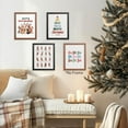 thumbnail image 3 of Aingg Dark Moody Christmas Wall Art Poster Prints for Home Room Bedroom Decor, Dark Academia Christmas Decor, Winter Bauble Ball Ornament Bell Mistletoe Holiday Prints Wall Art Unframed, 3 of 6
