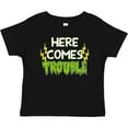 thumbnail image 3 of Inktastic Here Comes Trouble Boys or Girls Baby T-Shirt, 3 of 5