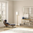 thumbnail image 4 of Henn&Hart 23" Brass Metal/Fabric Floor Lamp, 4 of 10