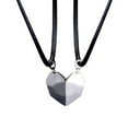 thumbnail image 2 of OPOLSKI 2 Pcs/Set Matching Necklace Magnetic Geometric Creative Unisex Memorial White, 2 of 8
