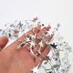 thumbnail image 3 of Guirnaldas de oropel de estrella de 75 pies con alambre, adornos de guirnalda de alambre de estrella de Navidad para el árbol de Navidad, hogar, boda, cumpleaños, fiesta festiva O. Afortunado Sencillez, 3 of 4