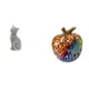 thumbnail image 1 of Estatua de gato, figura de escritorio, adorno de resina, escultura en miniatura, decoración de mesa, estante, arte moderno único, adecuado para sala d, 1 of 8