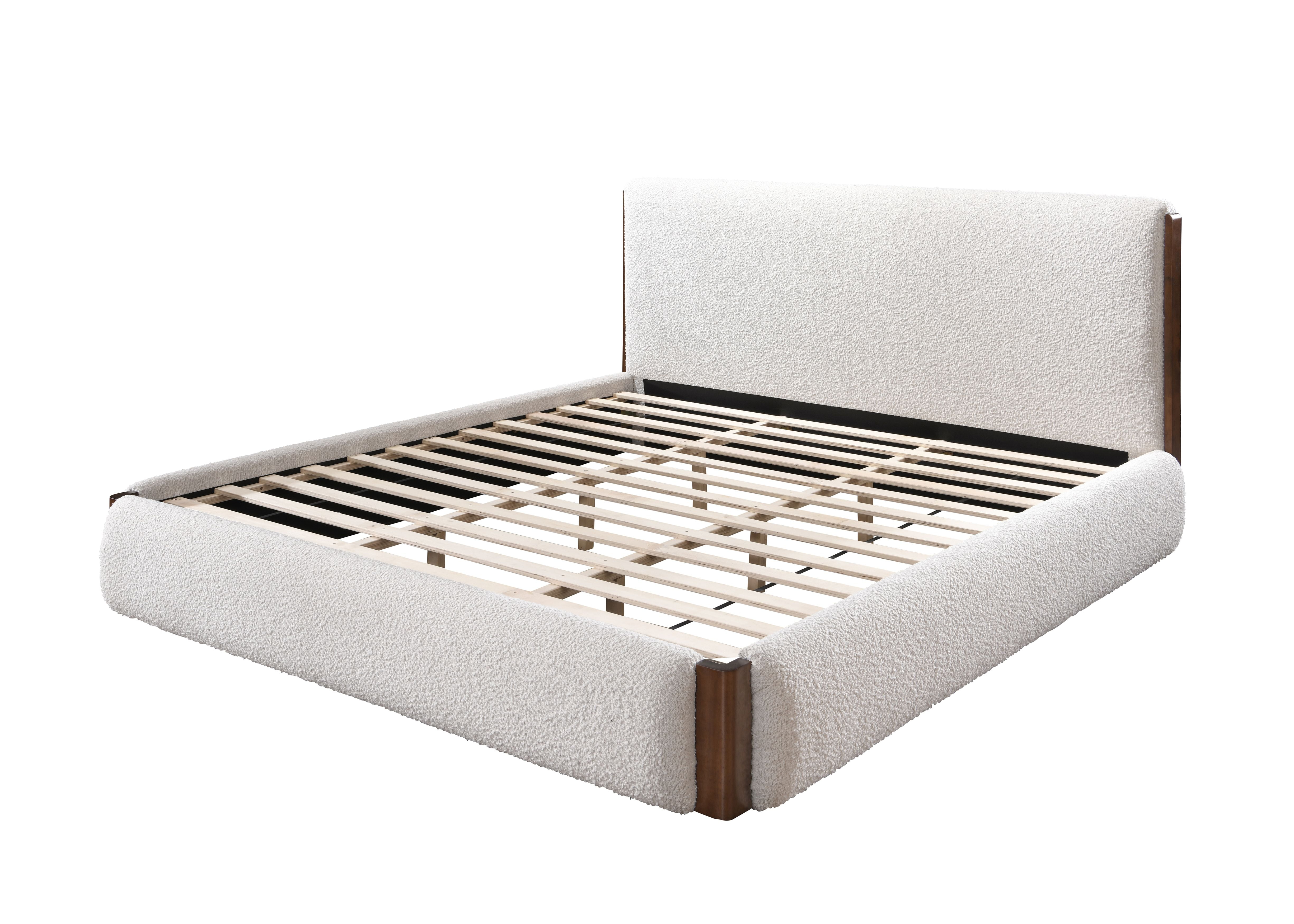Amazon.com: Omax Decor Venice Upholstered Platform Bed | Box