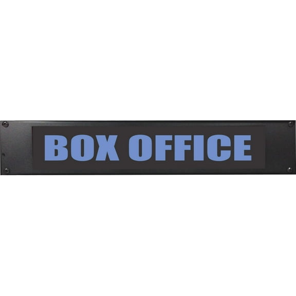 AMERICAN RECORDER - 2RU "BOX OFFICE" LED Lighted Sign