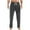 Pink, variant on Men's Stretch Yoga Sweatpants Athletic Lounge Pants Open Bottom Casual Drawstring Jersey Pants for Men with Pockets