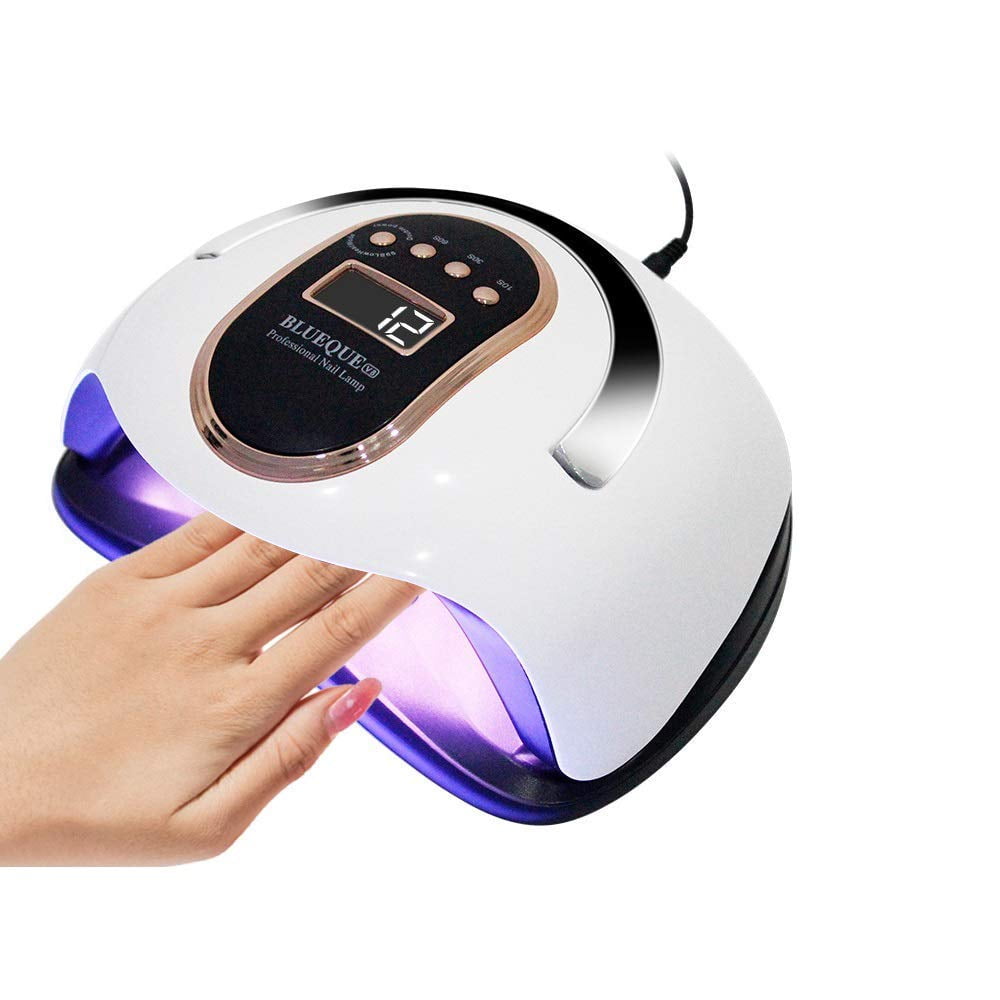 Meidong Gel Dryer Lamp for Manicure UV LED Nail Dryer Smart Sensor LCD Display Nail Lamp 168W Powerful Professional Lamp For Drying Nails