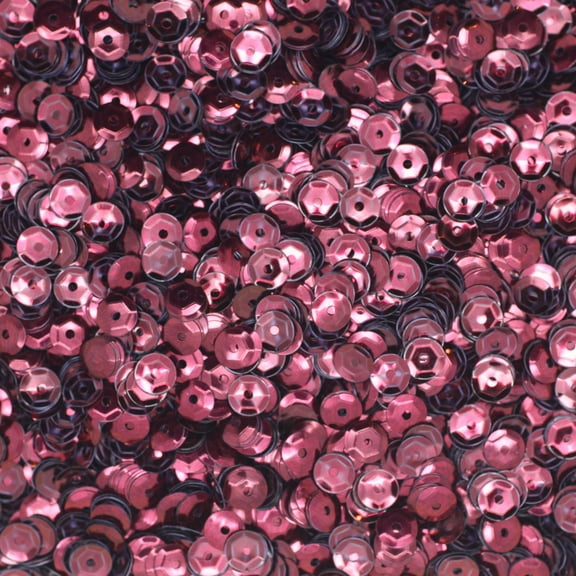 Burgundy Wine Red Cup Sequins 5mm Shiny Metallic Made in USA