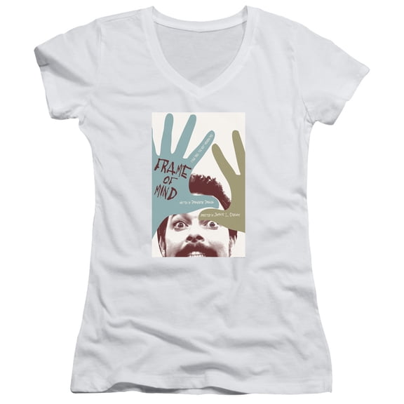 Star Trek Tng Season 6 Episode 21 Junior Women's V-Neck T-Shirt White