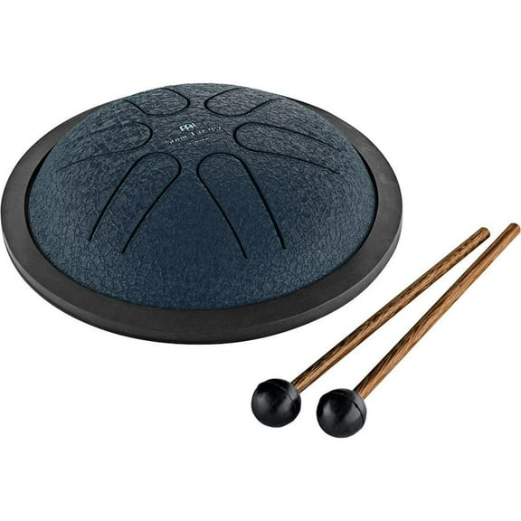 Meinl Sonic Energy MSTD2NB Mini Steel Tongue Drum, A Pentatonic, Navy Blue