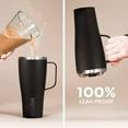 thumbnail image 4 of BruMate Toddy XL - 32oz 100% Leak Proof Insulated Coffee Mug with Handle & Lid - Stainless Steel Coffee Travel Mug - Double Walled Coffee Cup (Matte Black), 4 of 4