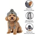 thumbnail image 4 of Dog Winter Hat,Dog Winter Hats for Small Medium Dogs Pets,Hand-Knitted Warm Hat with Ear Holes and Adjustable Straps., 4 of 7