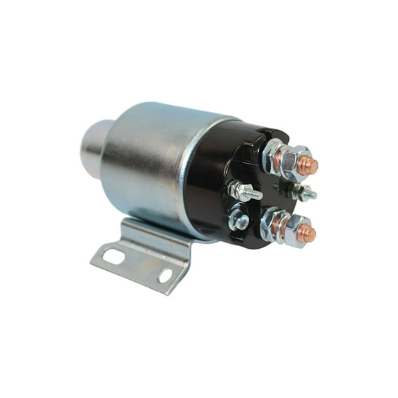 12-volt Starter Solenoid (4 Terminal) (For 30, 35 MT series Delco starters) Fits International John Deere Massey Allis Chalmers Case Cockshutt Minneapolis Moline White / Oliver Tractor
