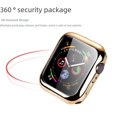 thumbnail image 3 of Adecuado para Apple Watch 4 generación, funda blanda transparente con todo incluido, funda protectora de TPU galvanizada para reloj S8, 3 of 6