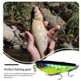 thumbnail image 4 of Toystoory 4 piezas de cebo de plástico de simulación de agua salada señuelos de agua dulce agua de mar Crankbait Rock pesca Swimbait Pescar tipo 8, 4 of 6