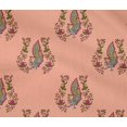 thumbnail image 4 of oneOone Cotton Flex Fabric Leaves|Floral & Peacock Block Print Sewing Fabric BTY 40 Inch Wide, 4 of 4