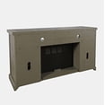 thumbnail image 4 of Telluride Rustic Solid Pine 60" Storage Console TV Stand with Electric Fireplace, 4 of 11