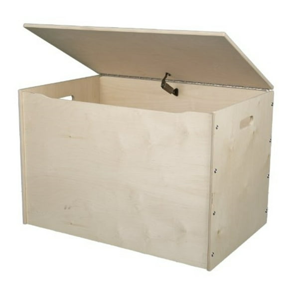 Unfinished Wood Toy Boxes