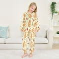 thumbnail image 5 of Fluffy Pajamas Set Fuzzy Winter Warm Pj Sets Pullover Tops and Long Pants Capybaras and Strawberries X-Small, 5 of 8