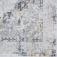 thumbnail image 4 of Luxe Weavers Oriental Medallion Gray 8x10 Area Rug Floral Vintage Carpet, 4 of 8