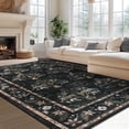 thumbnail image 2 of Wondo 5' x 8' Low Pile Area Rugs, Machine Washable Rug for Living Room, Bedroom, Kids' Room & High-Traffic Areas, Brown, 2 of 7