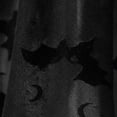 thumbnail image 4 of Jiibva Halloween Bat Print Mesh Cape Gothic Hooded Witch Cloak Black 190cm, 4 of 7