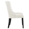 thumbnail image 4 of Modway Baronet Performance Velvet Dining Chairs - Set of 2 in White, 4 of 9