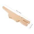 thumbnail image 4 of 1 Ensemble d'Instrument de Percussion Guiro Instrument en Bois Crocodile Instrument de Musique Alligator, 4 of 8