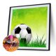 thumbnail image 2 of Diamond Drill Grass Football 5D DIY Kits de pintura Full Round Wall Decor Crafts FLhrweasw Nuevo, 2 of 9
