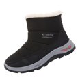 thumbnail image 3 of YOUYEDIAN Boots for Women Fashion Plush Lined Warm Comfy Round Toe Versatile Side Zipper Ankle Booties Casual Winter Outdoor Platform Walking Shoes, 3 of 5