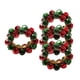 thumbnail image 1 of 4 piezas de servilleteros navideños con cascabeles para decoración de mesa, campanas de metal rojo verde, 1 of 9