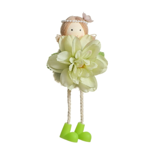 Home Decor Spring Fairy Statue Flower Fairy Hanging Flower Fairy Statue Fairy Garden Decorations Suitable For Indoor And Outdoor Fairy Garden Accessories Home Decoration,Décor pour la maison