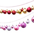 thumbnail image 6 of SuoKom Christmas Balls, 24Pcs 1.6 Inch Blue Christmas Balls Hanging Ornaments Shatterproof Delicate Baubles Set, for Home Holiday Party Xmas Tree Decoration Gifts, 6 of 6
