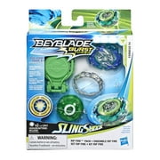 Beyblade Burst Slingshock Rip Fire Pack forneus F4, Right/Left-Spin Launcher