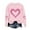 #153 Pink, variant on Felirenzacia 5XL Women’s Valentine Hoodie, Sweet Heart Print Long Sleeve Casual Holiday Top, Pink,S