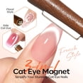 thumbnail image 4 of modelones Cat Eye Gel Polish Magnet for Nails, CatEye Magnet Tools Heart&Hole Square Powerful 3-in-1 Magnetic Pen Double Head Lollipop Magnetic Gel Polish Heart French Floral Effect Gift 10PCS, 4 of 8