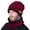 5_Red, variant on Lroveb Beanie for women Men Warm Winter Thicken Hat Scarf Two-Piece Knit Windproof Cap Hat