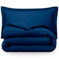 thumbnail image 1 of Navy Blue Twin Extra Long Down Alternative Comforter Set by Ivy Union, 1 of 2
