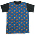 thumbnail image 1 of Superman Super All Over Unisex Adult Halloween Costume Sublimated T Shirt, 1 of 4