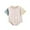 Yellow, variant on IROINID Savings Neutral Crossover Onesies Baby Boys Girls Cute Short Sleeve Splicing Print Pocket Romper,Light Blue