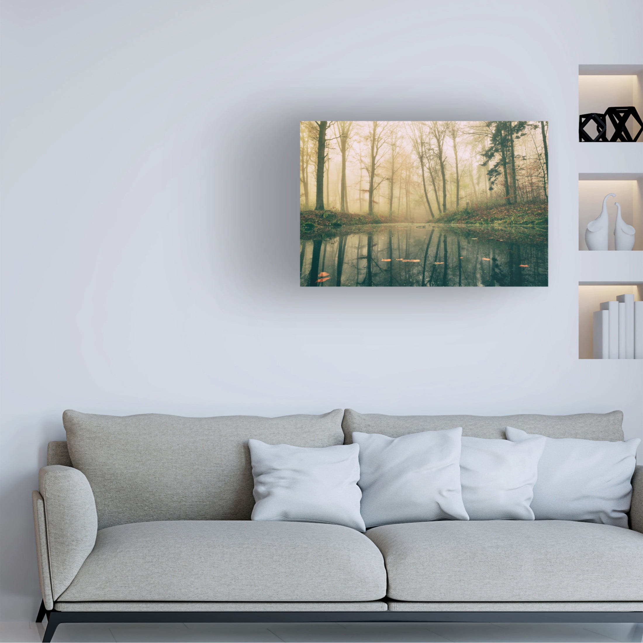 Trademark Fine Art Leif Londal Dark Water. Canvas Wall Art