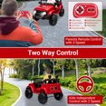 thumbnail image 3 of 12V Kids Ride on Jeep Car Electric 2 Seats Off-Road Truck SUV Vehicle with Remote LED Lights Red, 3 of 9