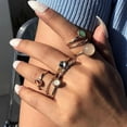 thumbnail image 2 of HAHDAXIA Stocking Stuffers for Teens Gold Stackable Rings Set for Women Vintage Knuckle Rings for Teen Girls Midi Rings Pack Statement Bohemian Stacking Rings for Women Multiple Rings Pack, 2 of 7