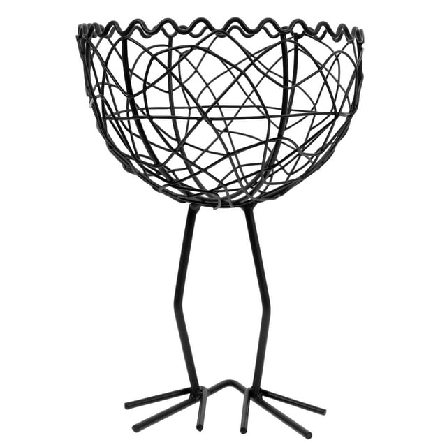 SHISUYAN Iron Mesh Storage Basket Counter Standing Basket Decorative Cast Iron Storage Basket For Egg Fruit